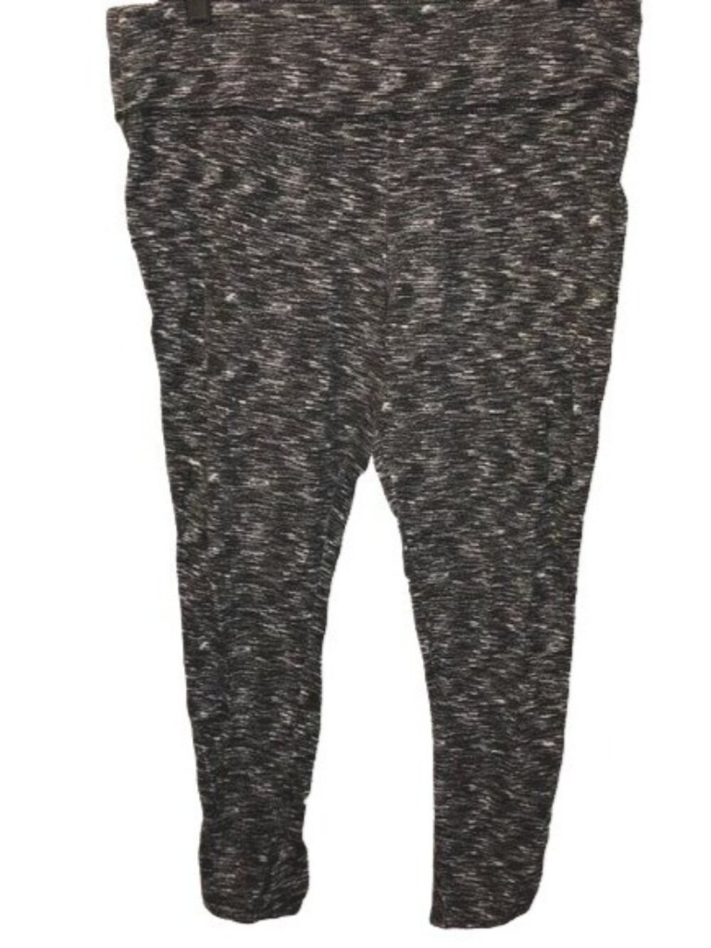 mossimo gray athletic capri short leggings pants cotton blend stretch large READ